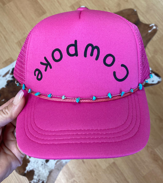 Cowpoke Kids Trucker Hat - Pink