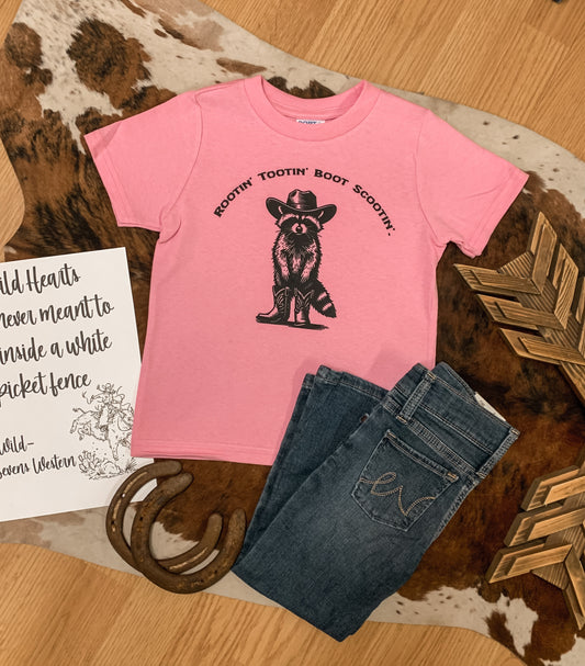 Rootin’ Tootin’ Raccoon Toddler Tee