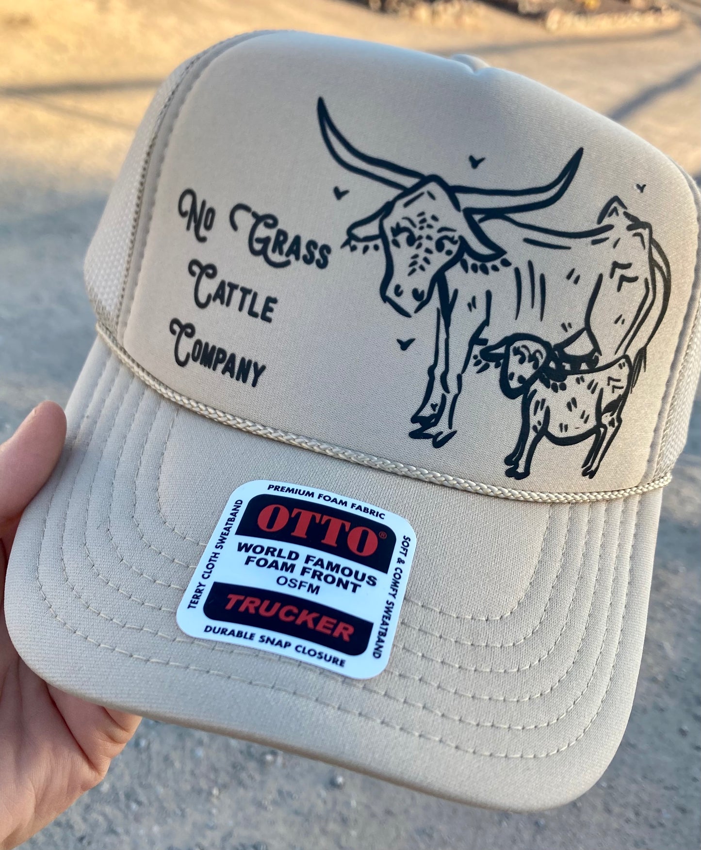 No Grass Cattle Company Trucker Hat