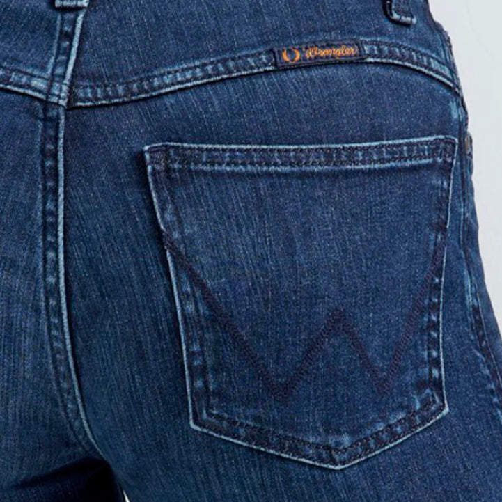 Women’s Dark Wash Willow Wrangler Trouser Jeans