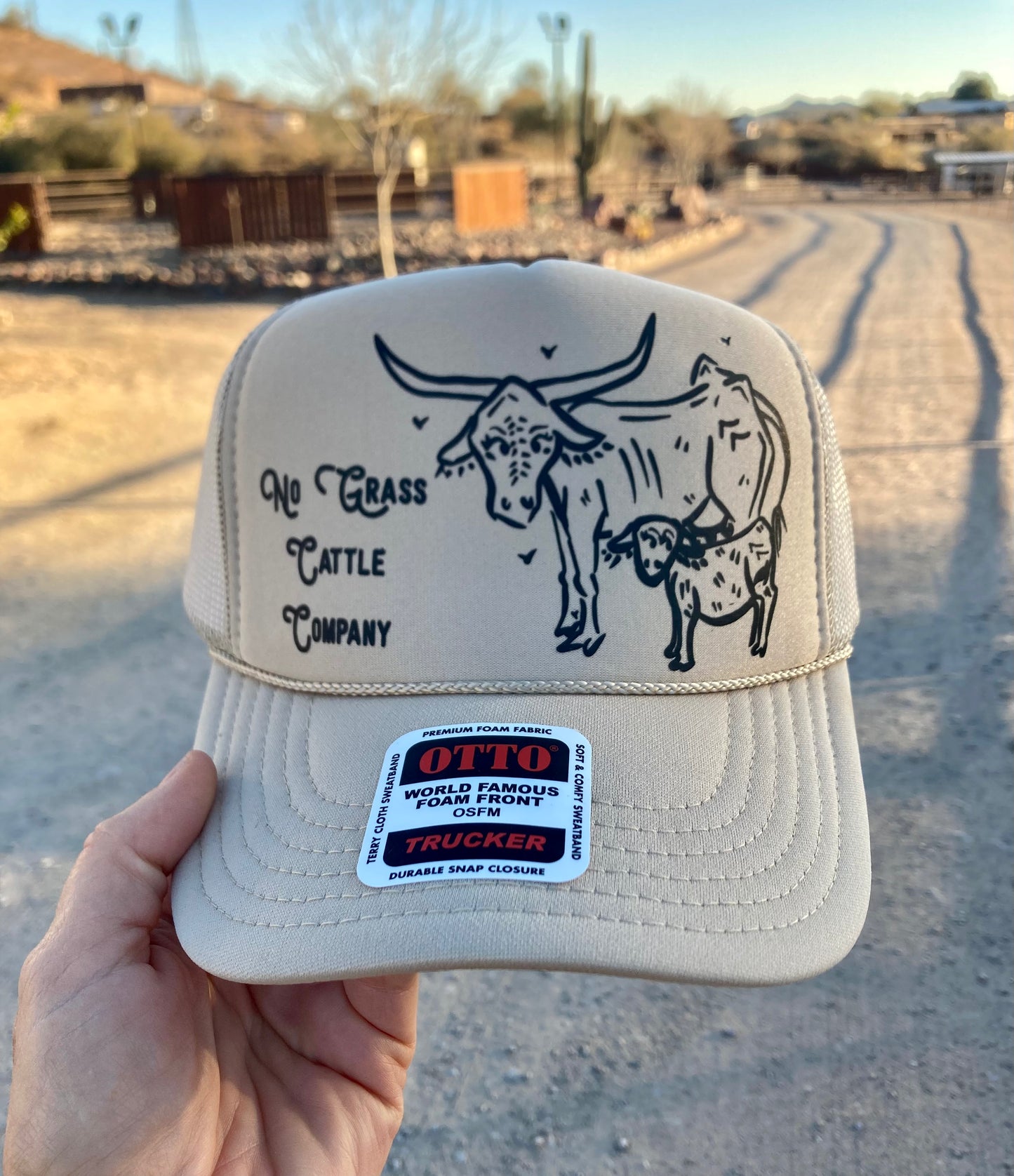 No Grass Cattle Company Trucker Hat