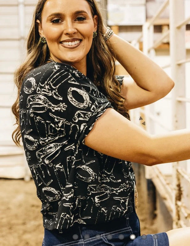 Cowboy Constellation Top