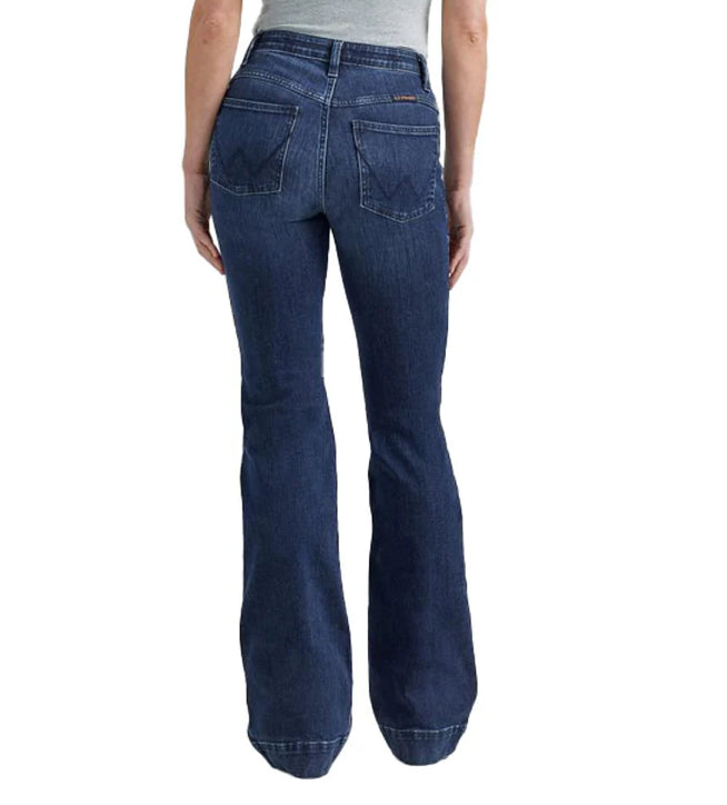 Women’s Dark Wash Willow Wrangler Trouser Jeans