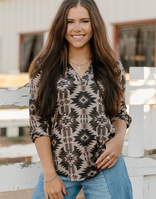 Aztec Shadow Top