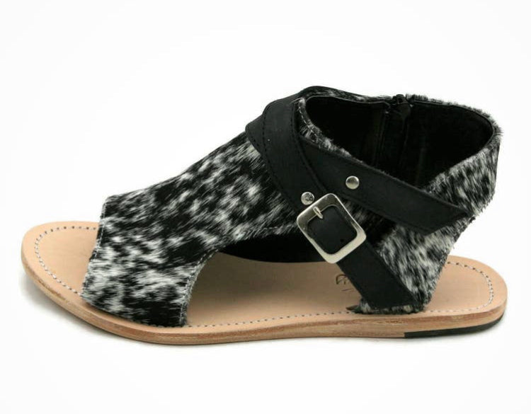 Novilla Cowhide Slip on Sandals