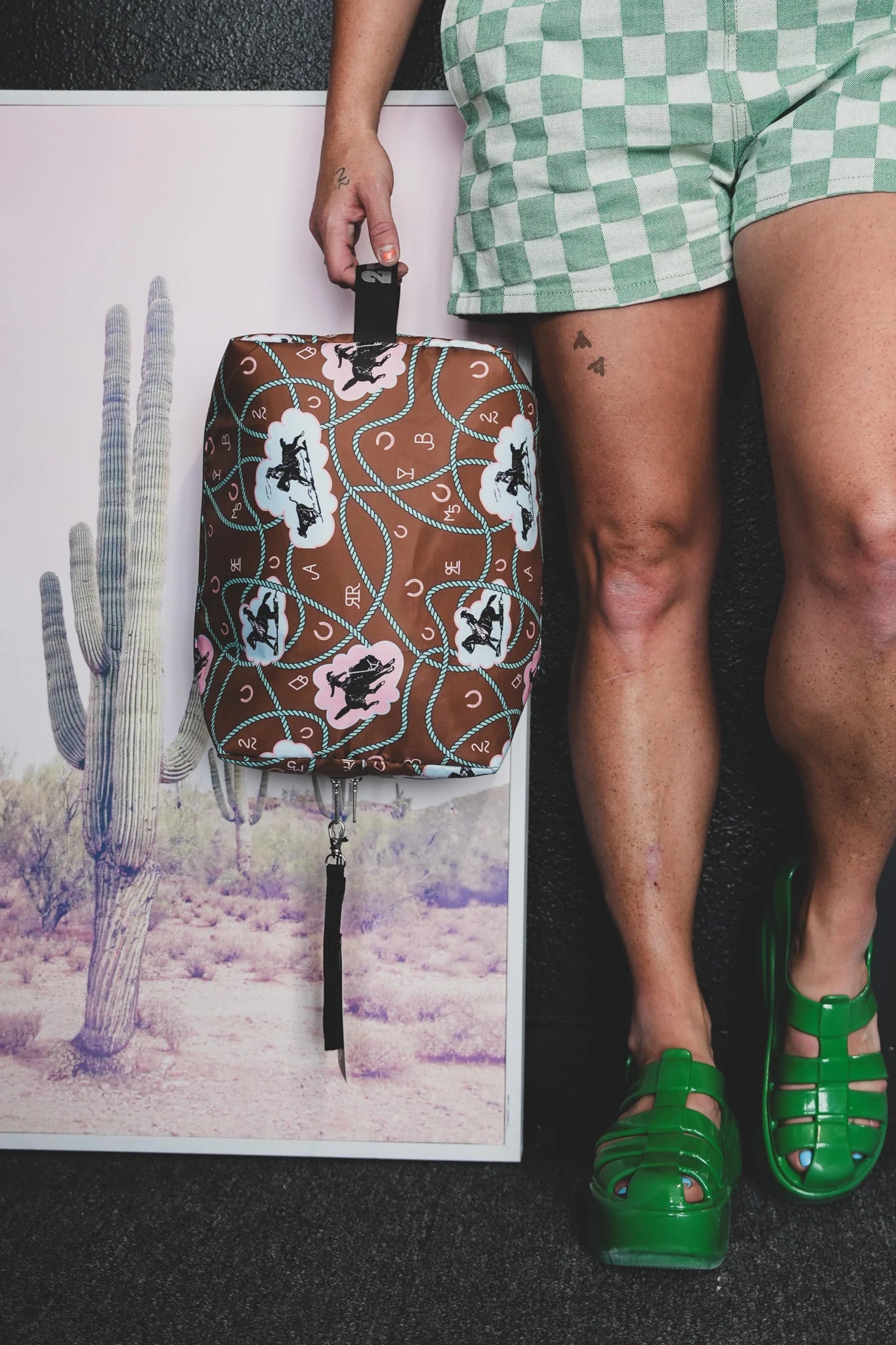 Western Traveler Bag - Whoa Bronc
