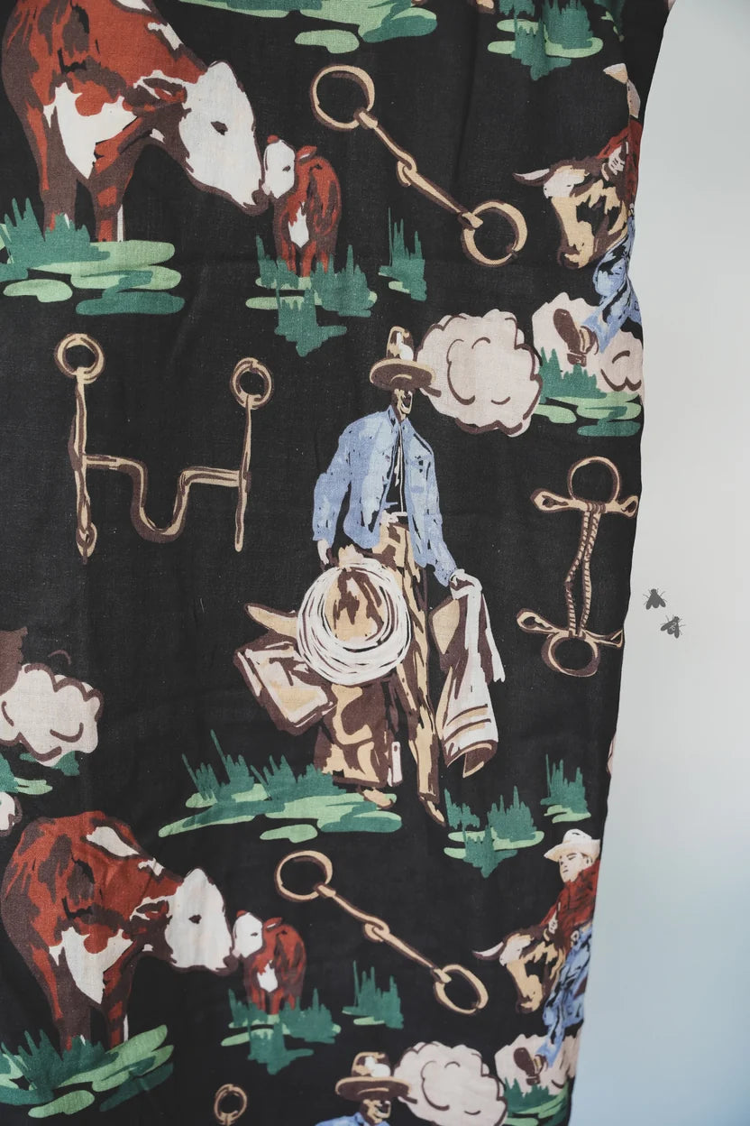 Cuddle Up Cowboy Western Sheet Set (Ships 10/9)