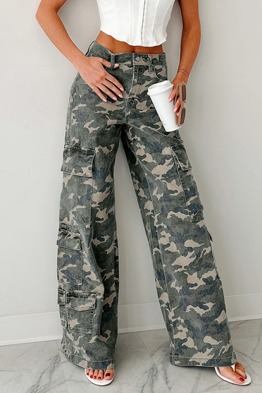 Camo Cowgirl Cargo Pants