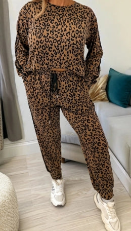 Leopard Cowgirl Lounge Set